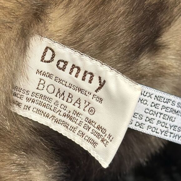 Bombay Russ Brown Fur Teddy Bear 14” Plush Danny Maroon Ribbon. NWT - Picture 7 of 8